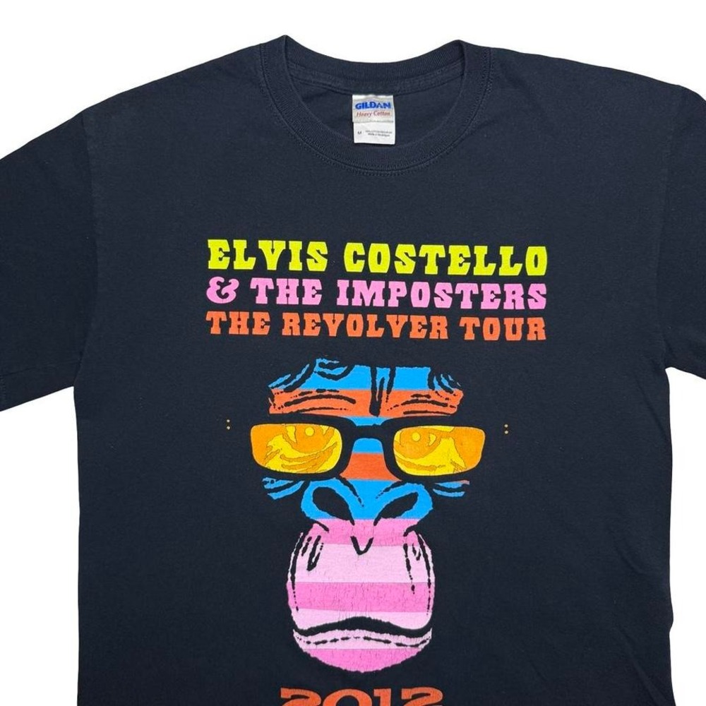 2012 Elvis Costello and The Imposters x The Revolver concert‎ tour music shirt